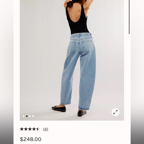 AGOLDE Balloon Jeans, size 28 - Picture 12 of 13